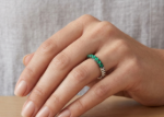 Green CZ Ring