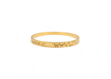 gold plated machine cut bangles