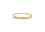 gold plated machine cut bangles