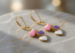 Enamel Earrings