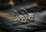 heart earrings for women
