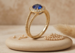 High Shine Stone Ring