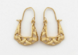 gold plated hoop earrings
