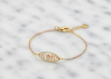 Three Tone Plated Bracelet