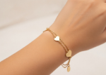 Diamond Look Heart Bracelet