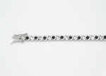 silver plated tennis bracelet
