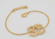 gold plated cz bracelet