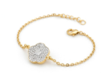 gold plated girls bracelet