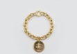 gold plated animal charm bracelet