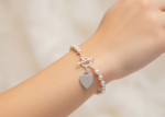 heart bracelet for women silver