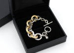 mens hollow circle bracelet