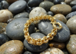 belcher link bracelet mens gold