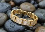 mens street style bracelet gold