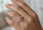 Crystal Heart Ring