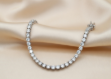 CZ Studded Tennis Bracelet