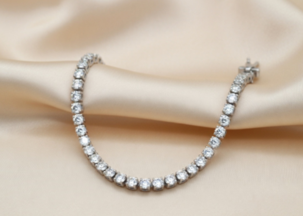CZ Studded Tennis Bracelet