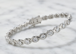 Silver Plated CZ Tennis Bracelet