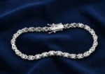 Silver Tennis Bracelet Women