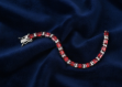 Rhodium Plated Ruby Tennis Bracelet