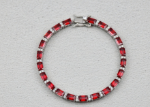 Rhodium Finish CZ Tennis Bracelet