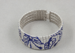 Silver Plated Womens Hip Hop Bracelet