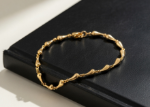gold plated womens tennis bracelet