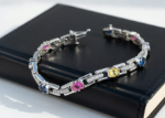 rainbow stone bracelet