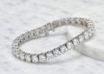 cubic zirconia tennis bracelet