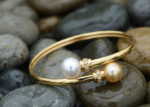 cubic zirconia pearl bracelet women