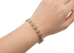 three tone bracelet