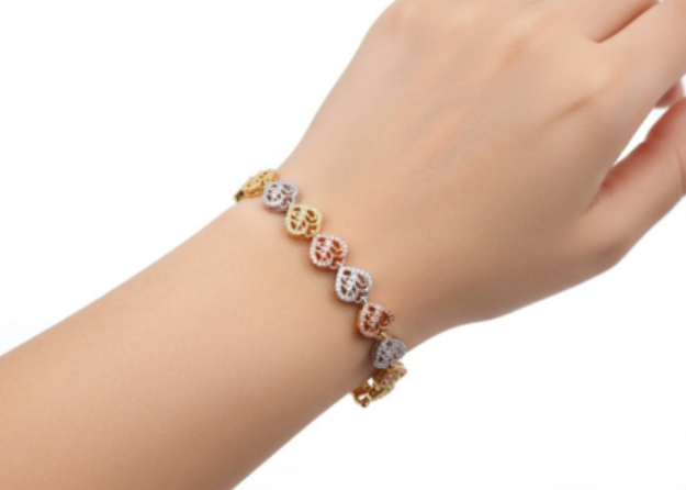 three tone bracelet