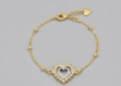 two tone plated bracelet