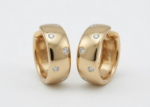 cz hoop earrings