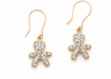 gold plated hoop earrings