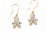 gold plated hoop earrings
