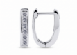 rhodium plated earrings