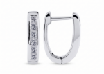 rhodium plated earrings