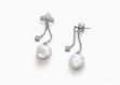 rhodium plated earrings