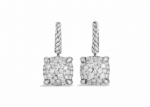 rhodium plated earrings