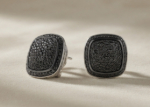 cubic zirconia black earrings