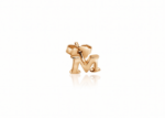 gold plated alphabet earrings