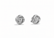silver plated cz earrings