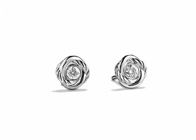 silver plated cz earrings