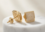 gold plated earrings