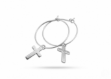 rhodium plated earrings