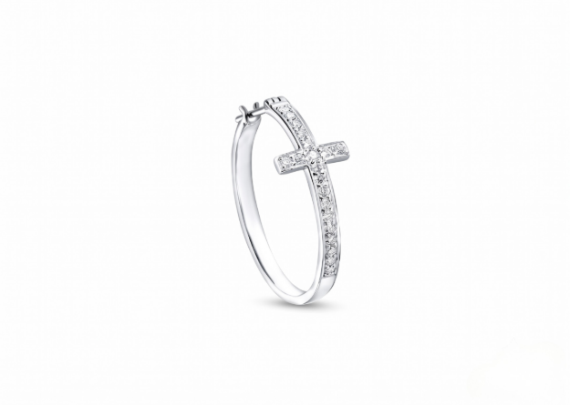 rhodium plated earrings