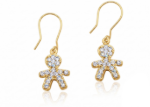 gold plated hoop earrings