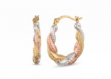 gold plated hoop earrings