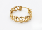 gold plated hoop earrings