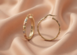gold plated seminario earrings